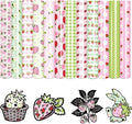 Tintnut Strawberry Heat Transfer Vinyl, 12 Sheets 12"x10" Iron on Vinyl | by Tintnut
