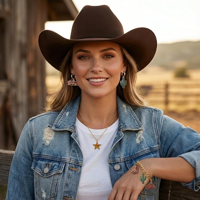 Western Cowgirl Charms Pendants - Image 5