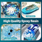 LET'S RESIN EPOXY RESIN Deep Pour Epoxy Resin, 51OZ 2-4 inch Clear Epoxy Resin - Image 5