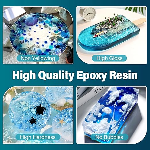 LET'S RESIN EPOXY RESIN Deep Pour Epoxy Resin, 51OZ 2-4 inch Clear Epoxy Resin - Image 5