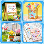 640 PCS Foam Letter Stickers for Kids Crafts, 3D Puffy Colorful Alphabet ABC - Image 9