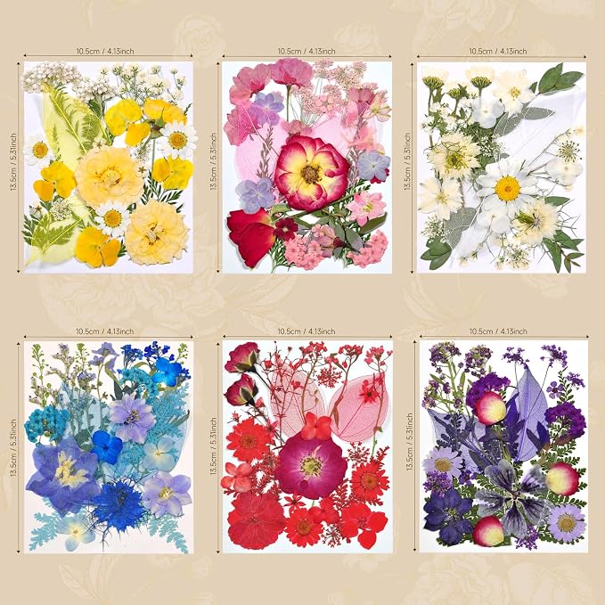 150 Pcs Dried Pressed Flowers for Resin | Real Nature Dried Flowers for Crafts - Image 6