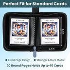 Mini Trading Card Binder Album, 1 Pocket Card Binder - Image 3