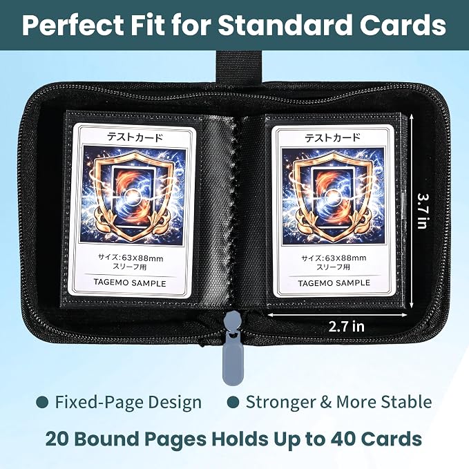 Mini Trading Card Binder Album, 1 Pocket Card Binder - Image 3