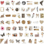 120Pcs Vintage Aesthetic Stickers - Image 6