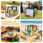 8 Packs Black Widen X-Large Toy Storage Bags 12.6×9.25×6.9In - Image 7