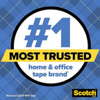 Scotch Wall-Safe Tape, 4 Dispensered Rolls, Sticks Securely, Removes Cleanly - Image 3