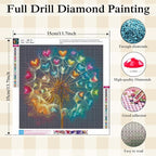 BYGFHLYW Rainbow Heart Dandelion Diamond Painting Kit - Image 7