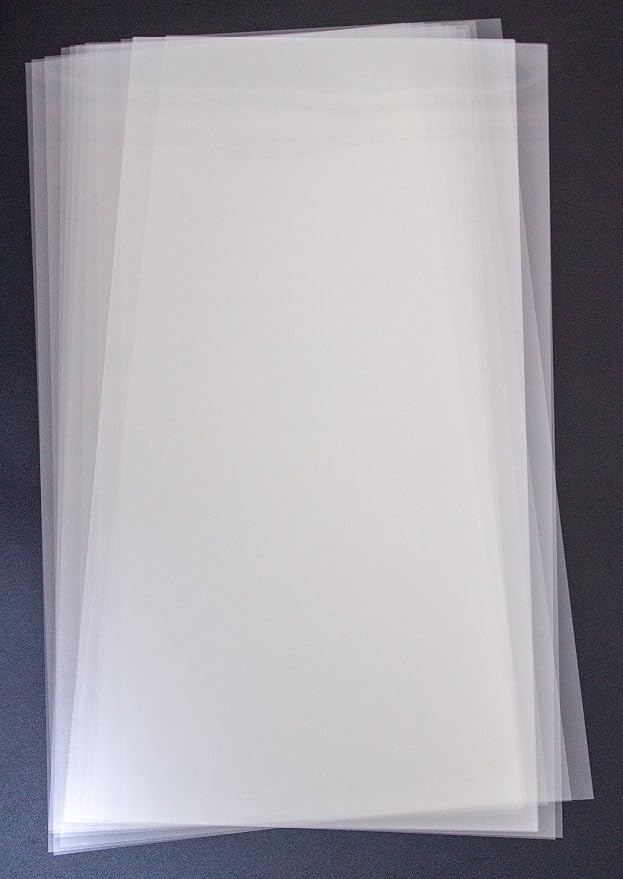 7.5 Mil Blank Mylar Stencil Sheet, 12 x 24 Inch Clear Plastic Sheets, Acetate by neglex