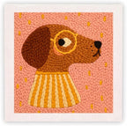 Raysqyk Punch Needle Kit for Beginners, Dachshund by Unknown