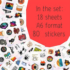 BulbaCraft Drum Stickers for Water Bottle and Laptop - Image 2