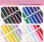 12 Inch Zippers, DOITEM 48 pcs 30cm/12 Inch Zippers - Image 2