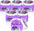6 Pcs Air Freshener Gel Beads Bulk Odor Eliminator Beads Odor Removing Gel for Home, Bathrooms, Cars, Boats, RVs, Pet Areas, Room, Toilet 8 oz (Purple Lavender)