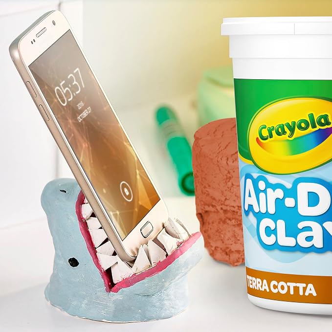 Crayola Air Dry Clay for Kids, Reusable Bucket of Terra Cotta Clay for Sculpting - Image 2