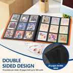 Card Binder, EDUDIIU 9 Pockets Premium Trading Card Binders, Cards Collection - Image 3