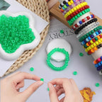 Plastic Pony Beads, for Bracelet, Hair Braiding, Friendship Bracelets, Jewelry - Image 4