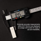 NEIKO 01417A 6” Digital Caliper | Electronic Measuring Tool | Range of 0-6”or - Image 4