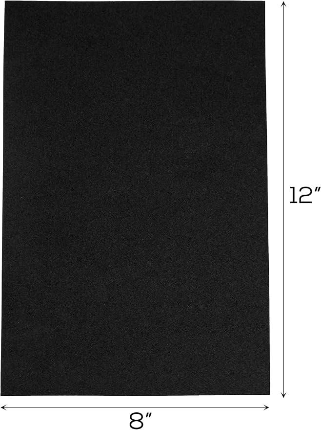 CleverDelights 8" x 12" Black Foam Sheets - Image 4