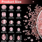 Crystal Beads, Rondelle Jewelry Beads - Image 2