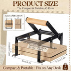 Printing Linocut Hand Lever Press Machine - Image 2