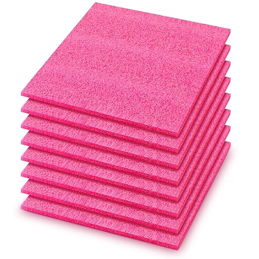 Pangda 8 Pcs 12" x 12" x 0.25" Pink Polyethylene Foam Sheets Antistatic Foam by Pangda