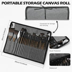 Fuumuui 26pcs Professional Paint Brush Set - Image 7