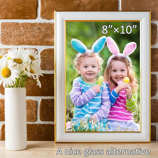 Queekay 40 Pcs 8 x 10 Inch Clear Acrylic Sheet 0.04'' Thick Plastic Blank - Image 4