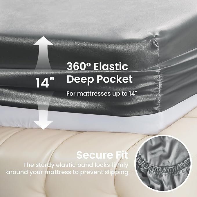 Love's cabin Satin King Sheet Sets - Image 4