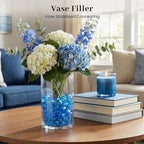 DOMESTAR Royal Blue Fake Ice Rocks, Fish Tanks Decor Table Scatter DIY Craft - Image 3