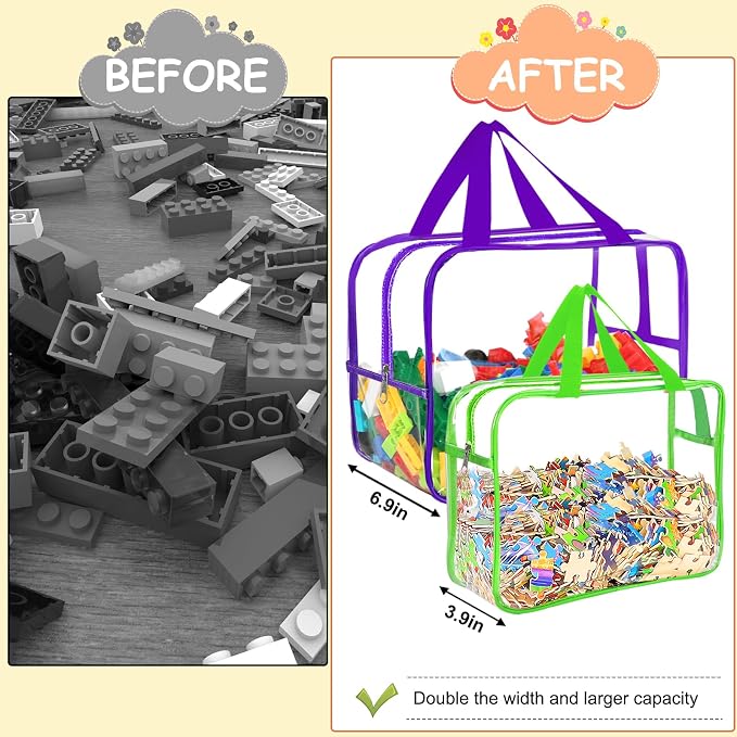 6 Colors Large Toy Storage Bags - Image 4