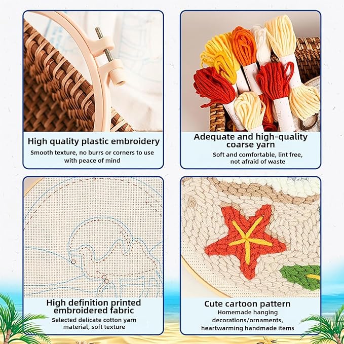 Punch Needle Kit for Beginners, Punch Stitching Kit for Adults, Needle Punch - Image 5