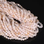 4mm 90pcs Transparent Citrine Tiny Gemstone Beads by SongXi