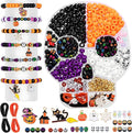Taybonds Halloween Beads for Bracelet Jewelry Making Kit, Skull Polymer Clay by Taybonds