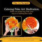 Unwynd Poke Art Marigold Flower Bouquet | Mess-Free Arts and Crafts - Image 2