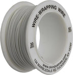 Jonard Tools R-30W-0050 White Insulated Kynar Copper Wire Roll, 30 AWG by JonardTools