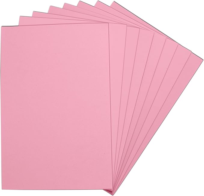 Pink EVA Foam Sheets, 6 x 9 Inch, 2mm Thick – Foam Paper by Unknown