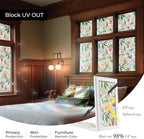 ADD.HERES Window Privacy Film, Stained Glass Decorative Static Cling, Removable - Image 8