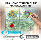 Hula Home Stained Glass Mandala Art Kit - Image 6