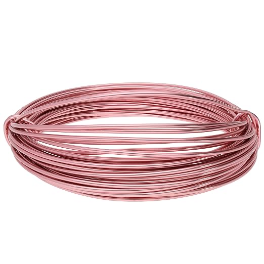 The Beadsmith Anodized Aluminum Wire – 12 Gauge – 39 feet – Rose Gold Color – - Image 2