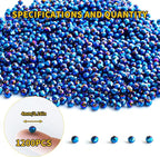 1200Pcs 4mm Crystal Glass Beads - Image 2