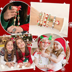 UPINS Christmas Bracelet Making Kit Red Green Clay Beads - Image 7