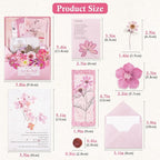 RISYPISY Floral Scrapbook Supplies Kit, Card Making, Art Journal - Image 9