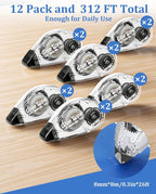 Gecork 12 Pack Double Sided Glue Tape Roller, Quick Dry Strong Adhesive - Image 5