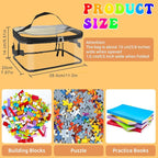 8 Packs Toy Storage Bags, Reusable Clear PVC Board Game Storage, Toy Storage - Image 2