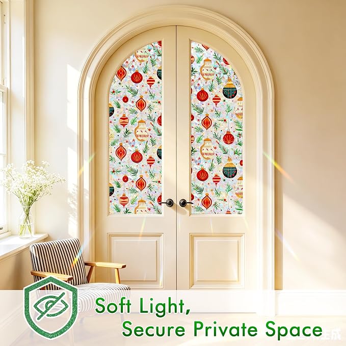 SOMWISE Rainbow Window Privacy Film, Heat Control, UV Blocking, Anti-Glare - Image 5