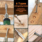 Wood Carving Drill Bits Set Compatible - Image 3