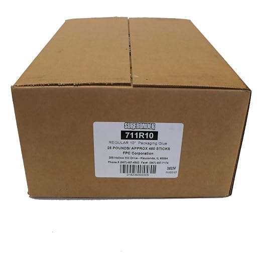 Surebonder 711R10 Light Amber Fast Set Packaging Standard Glue Sticks, Made in - Image 3