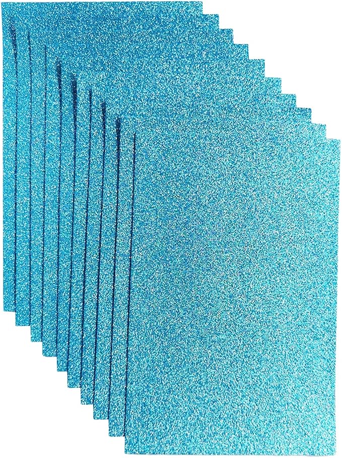 Jtnohx Glitter Felt Fabric, 8 x12 inches Felt Square Glitter by Jtnohx