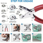 200 Sets Metal Snap Buttons - Image 4