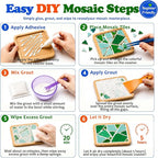 CaiyiDiyue 6 Sets DIY Glass Mosaic Tiles - Image 6